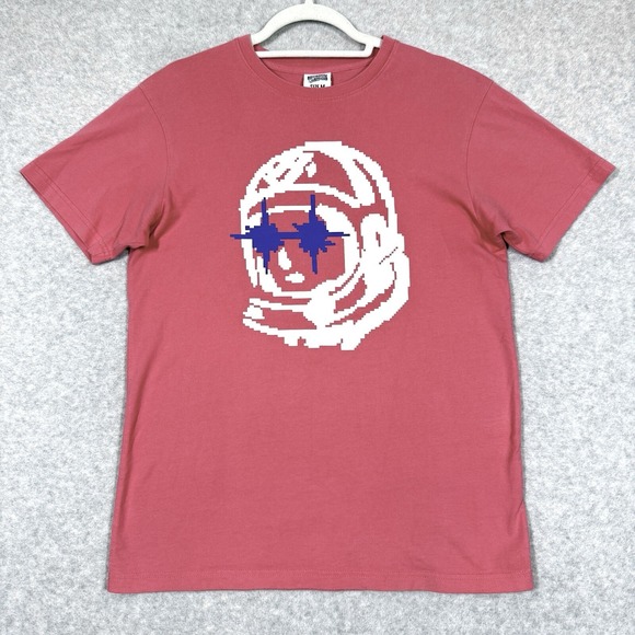 Billionaire Boys Club Shirt Men Medium Astronaut Helmet Logo Graphic Tee 2 Sided - Picture 1 of 11